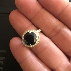 Rhodium fashion ring size 6